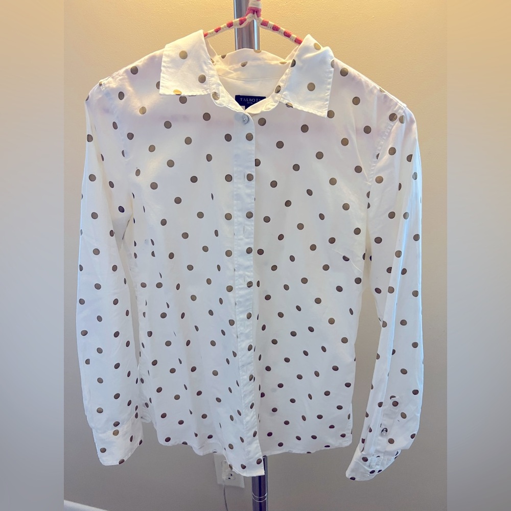 Festive Talbots Blouse